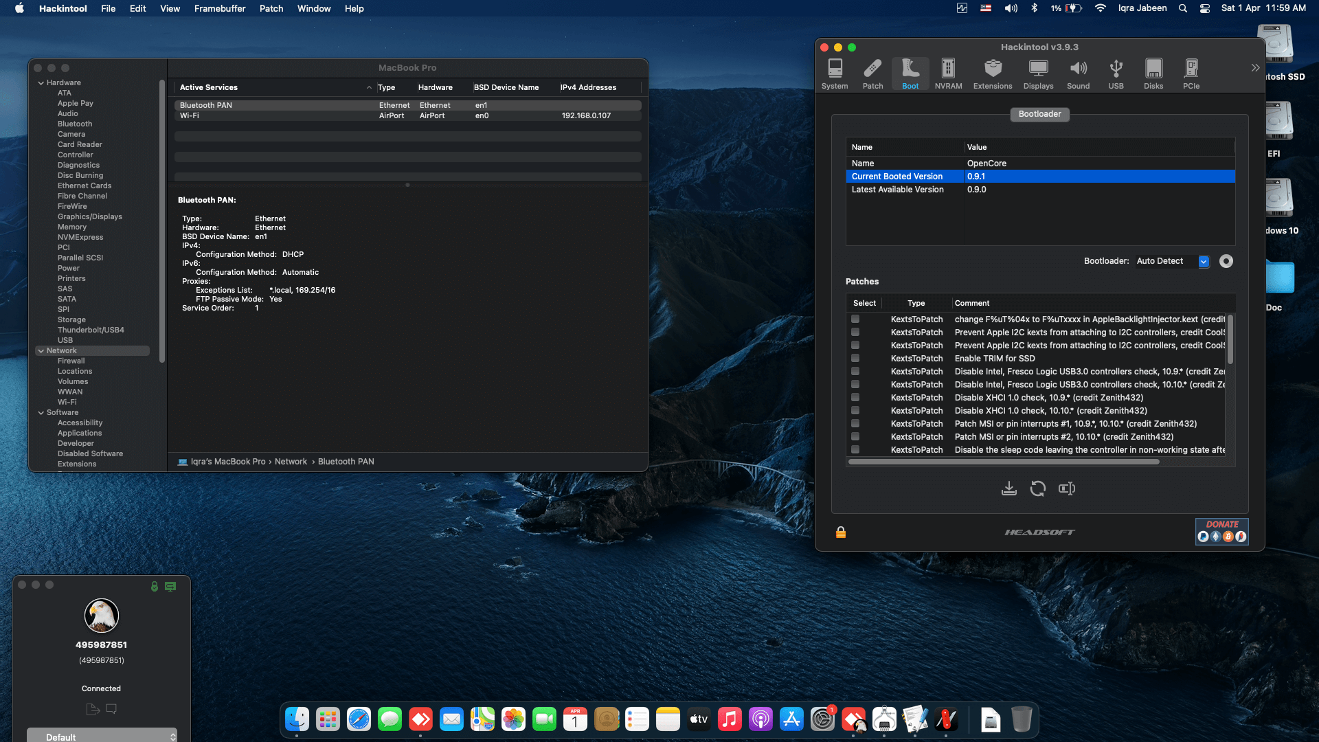 Dell Inspiron 13 5379 [KabyLake R   Intel HD 620 + I2C]   OpenCore 8